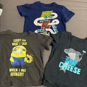 Three T-shirt’s
